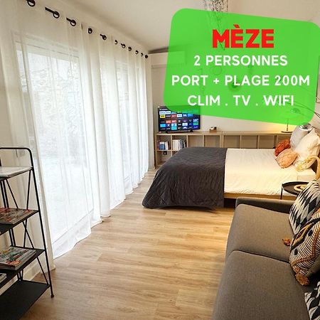 Charmant Studio Climatise A 200M De La Plage Mèze Exteriér fotografie