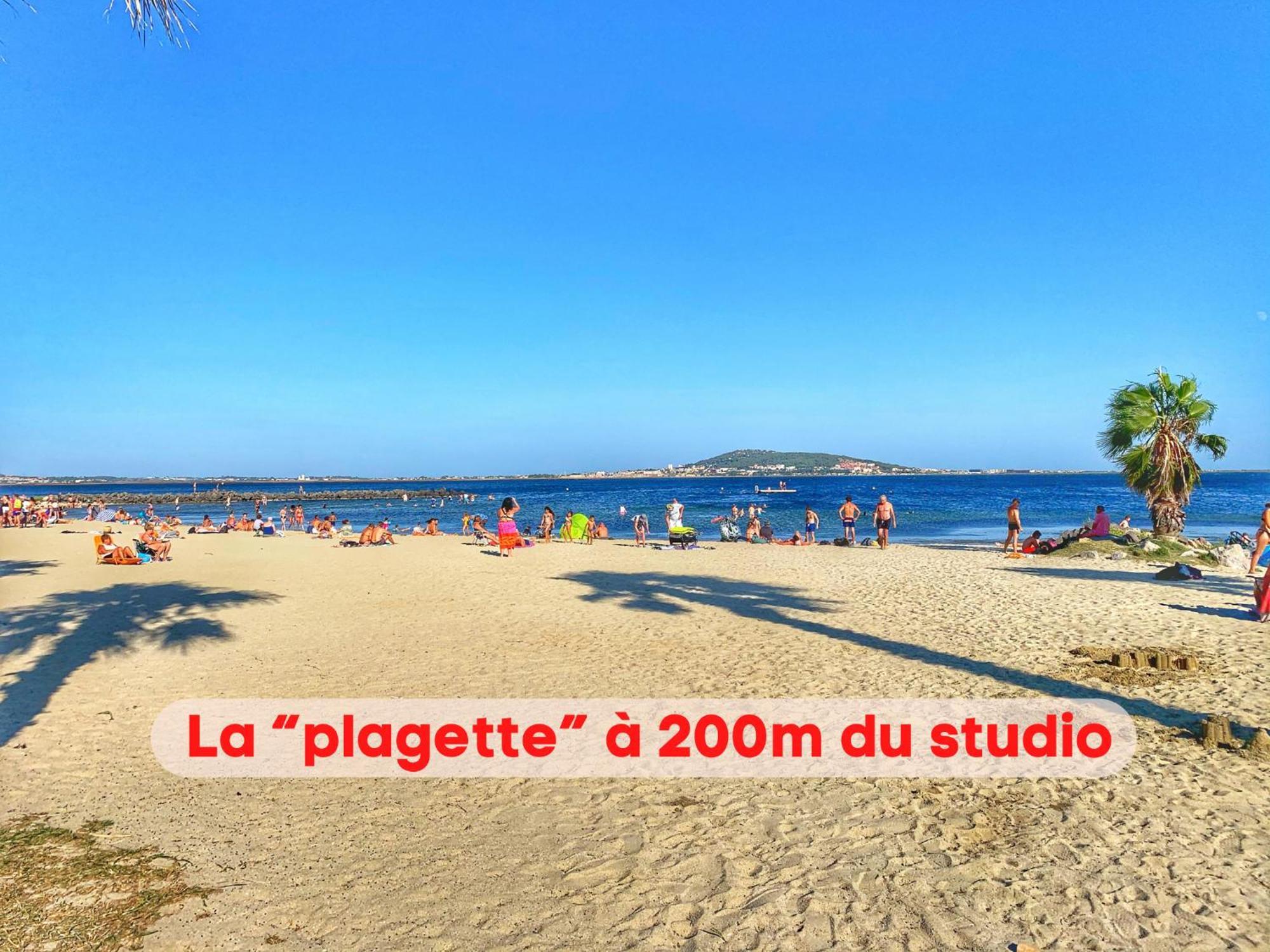 Charmant Studio Climatise A 200M De La Plage Mèze Exteriér fotografie