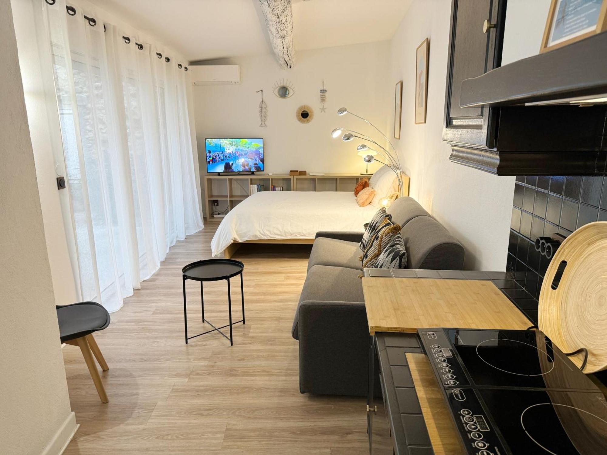 Charmant Studio Climatise A 200M De La Plage Mèze Exteriér fotografie