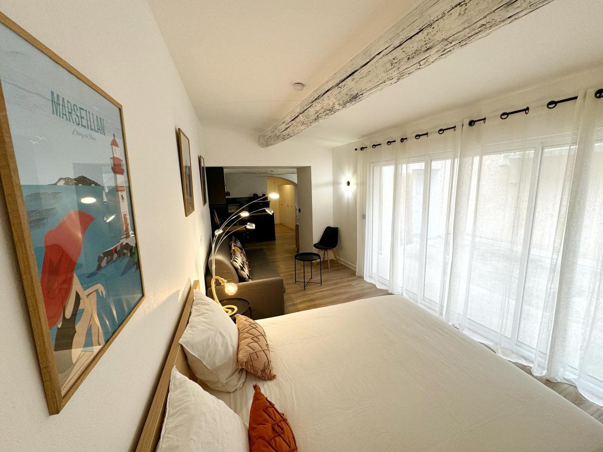 Charmant Studio Climatise A 200M De La Plage Mèze Exteriér fotografie